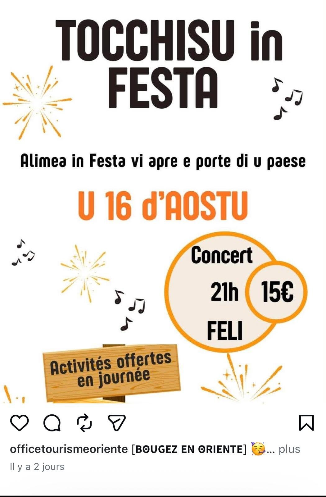 Tocchisu in Festa : Feli