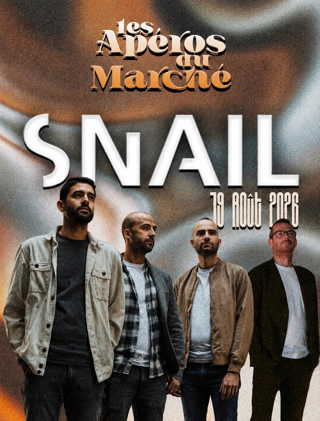 Snail aux apéros du marché