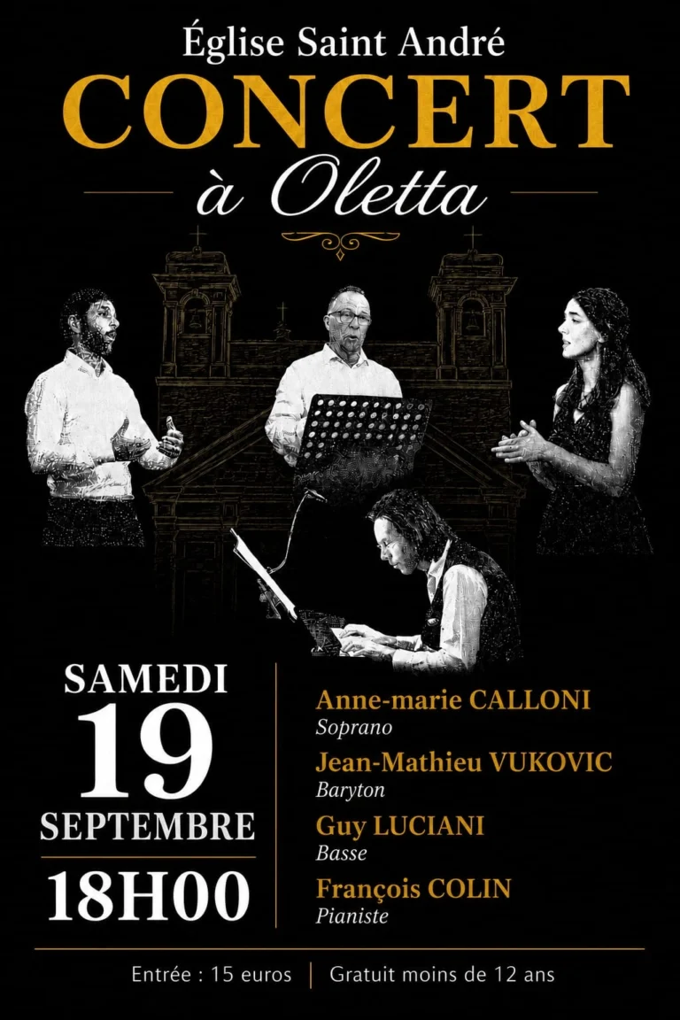 Concert Lyrique à Oletta