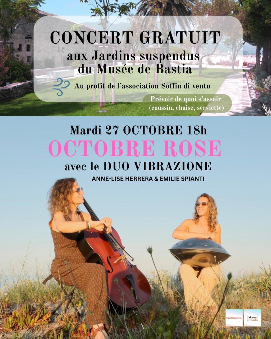 Octobre Rose dans les jardins suspendus