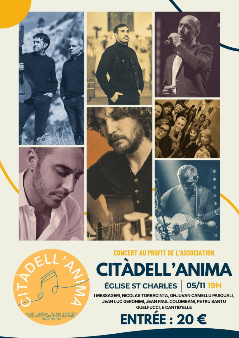 Concert au profit de Cità dell’Anima