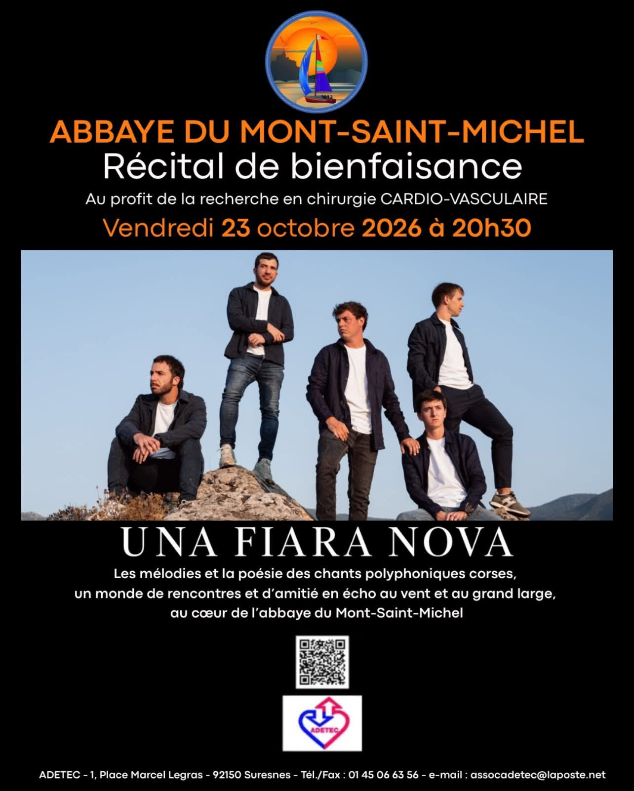Una Fiara Nova — Récital de bienfaisance au Mont-Saint-Michel