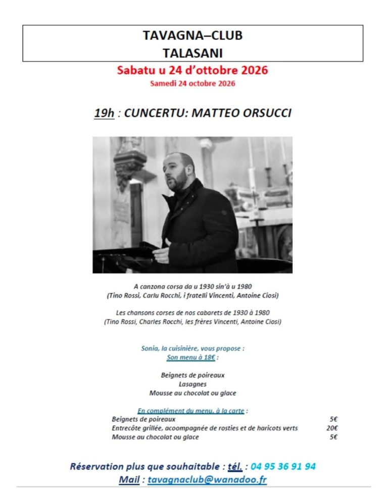 Matteo Orsucci en concert — Tavagna-Club