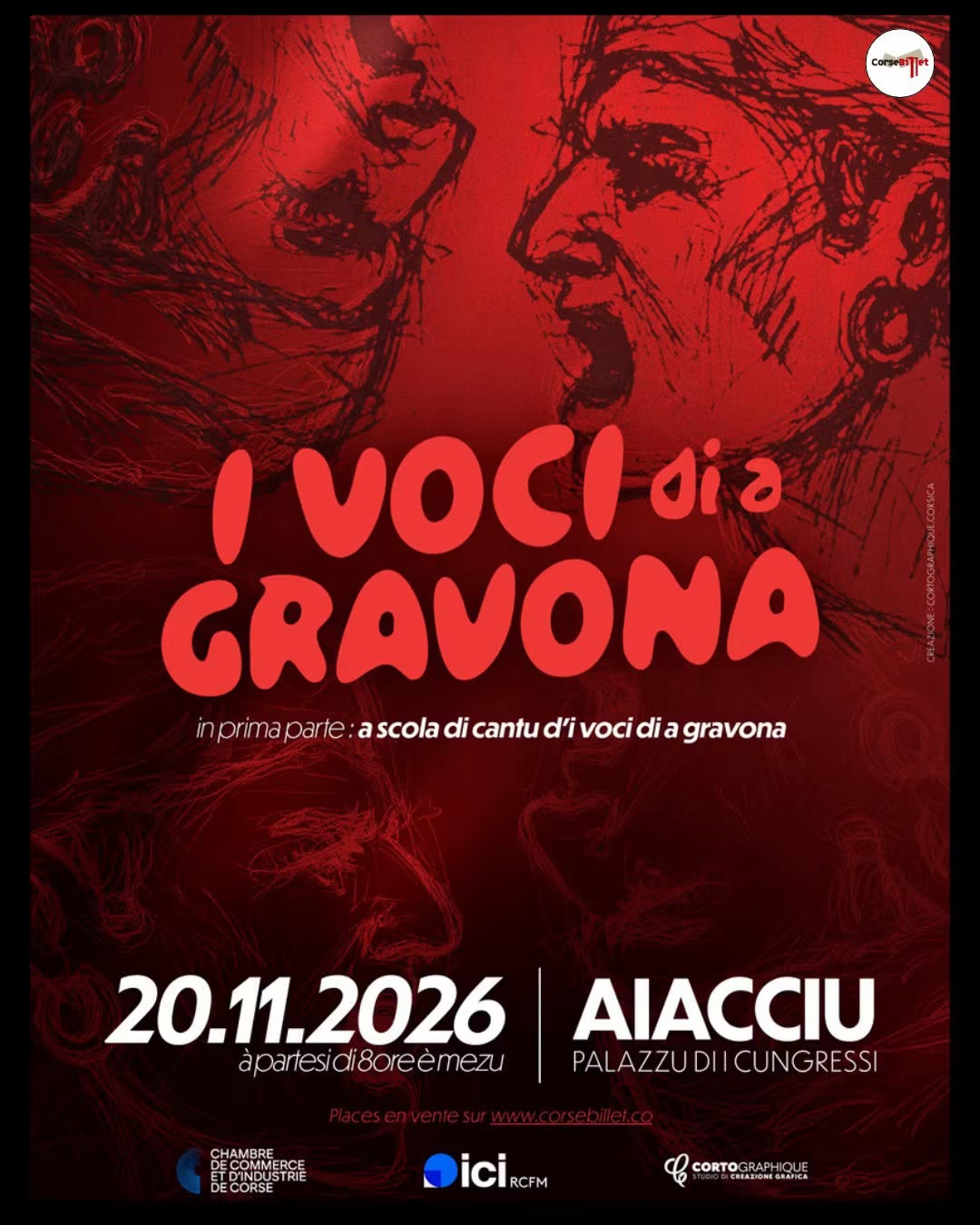 I Voci di a Gravona — Concert au Palais des Congrès d’Ajaccio