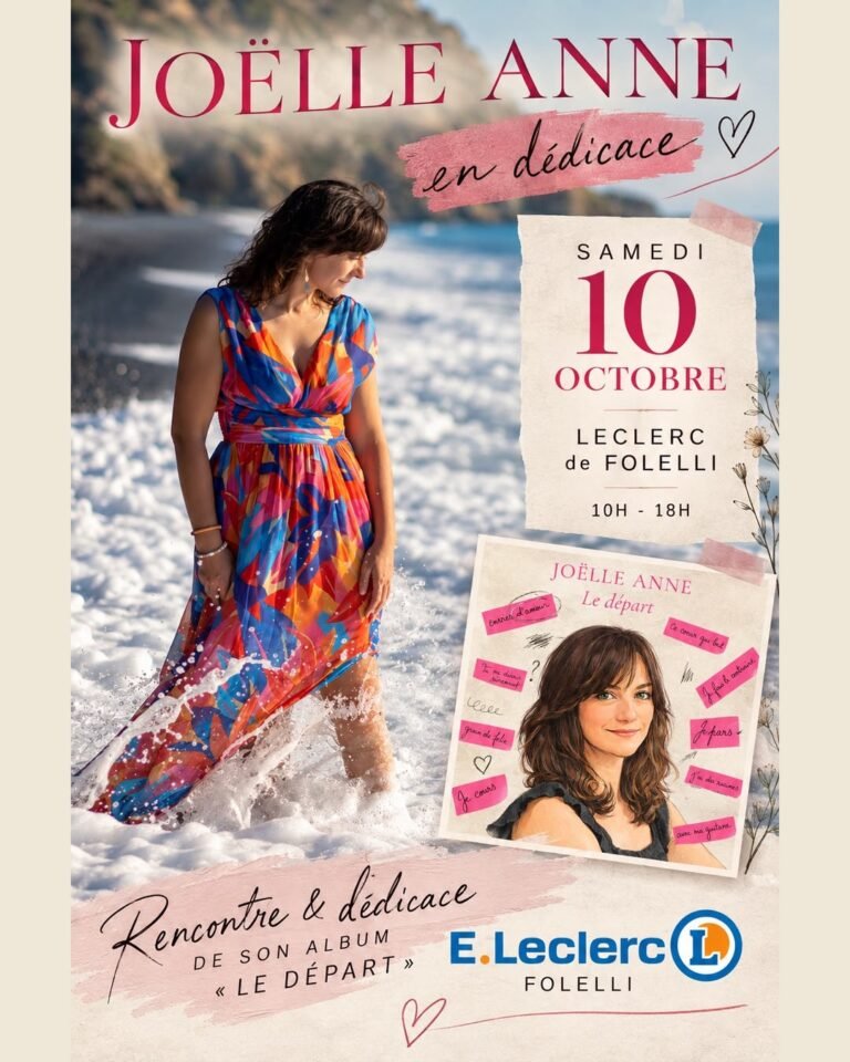 Joëlle Anne – séance de dédicace
